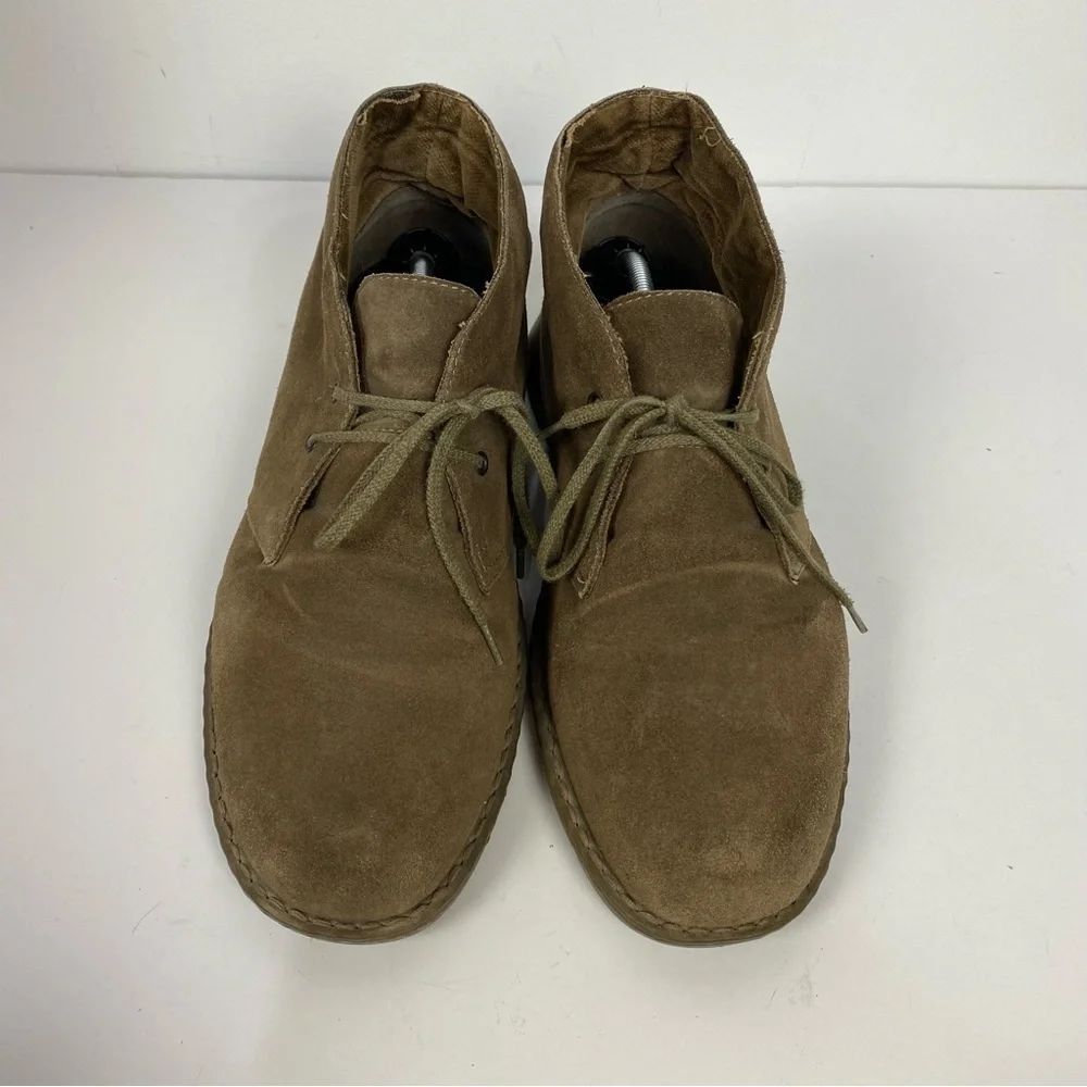 Harley Davidson Brown Leather Suede Chukka Boots